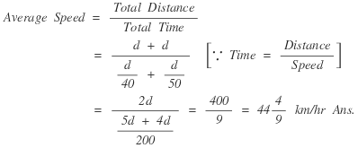 Time and Distance Concepts