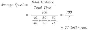 Time and Distance Concepts