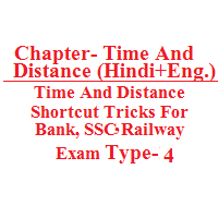 Time And Distance Type-4: Important Problems of Relative Speed Relative speed