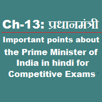 Prime Minister of India in Hindi For Competitive Exam Prime Minister of India in Hindi For Competitive Exam
