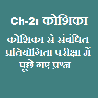 140+ Cell Biology Objective Questions (कोशिका एवं कोशिका विभाजन का वस्तुनिष्ठ प्रश्न) in Hindi Cell Biology Objective Questions and answers