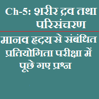 Human Heart Objective Questions in Hindi for Competitive Exam Human Heart Objective Questions