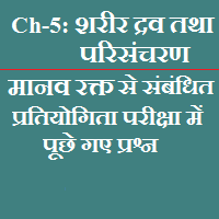 165+ Human blood Objective Questions in Hindi for Competitive Exam Human blood Objective Questions