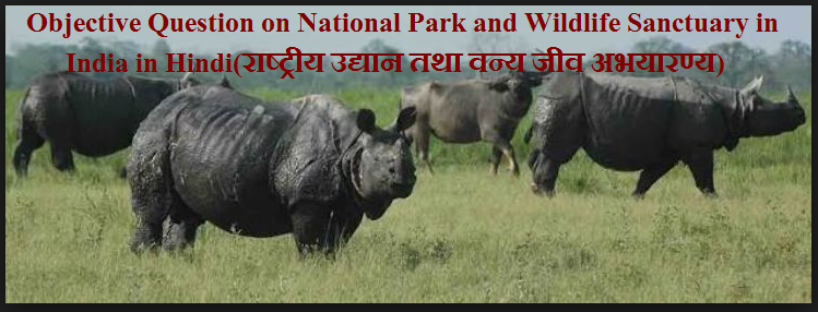 National Park and Wildlife Sanctuary in India