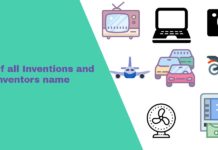 List of all inventions and inventors name for competitive exams- Hindi List of all inventions and inventors name in Hindi